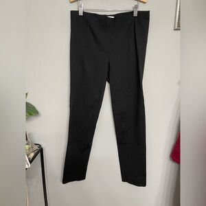 Vince Classic Black Back Seam Ponte Pants M